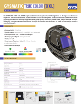 GYS GYSMATIC TRUE COLOUR 5-13 XXL LCD HELMET Data papier