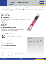 GYS 12 electrodes Ø 2,5 mm (blister) Data papier