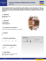 GYS MAG WIRE ECO REEL STEEL HARDFACING Ø1.2 - 16 KG D.300 - TZ Fe2 Data papier
