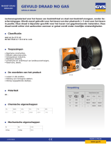 GYS Reel 900g, D.100mm - flux-cored wire/no-gas steel diam. 0.9 Data papier