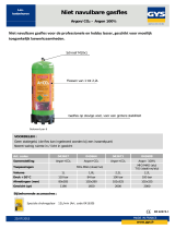GYS DISPOSABLE GAZ BOTTLE - ARGON/CO2 - 1.8L Data papier