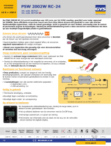 GYS INVERTER PSW 2002W - 24V - REMOTE Data papier