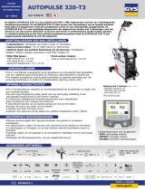 GYS AUTOPULSE 320-T3 208/2400V (UL standard) - 3 TORCHES INCLUDED Data papier