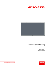 Barco MDSC-8358 Gebruikershandleiding