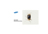 Samsung SGH-E500 Handleiding