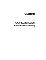 Canon fax l 220 de handleiding