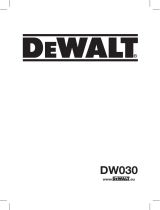 DeWalt DW030 Handleiding
