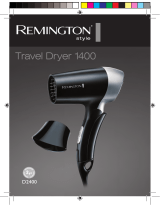 Remington Travel Dryer 1400 D2400 de handleiding