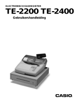 Casio TE-2400 Handleiding