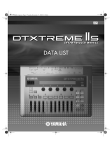 Yamaha DTXTREME IIs Data papier