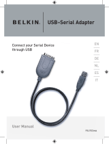 Belkin ADAPTATEUR USB #F5U103VEA Handleiding