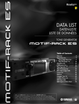 Yamaha MOTIF-RACK ES Data papier