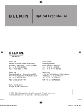 Belkin SOURIS OPTIQUE ERGO #F8E857EA Handleiding