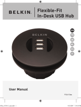 Belkin FLEXIBLE-FIT HUB USB ENCASTRABLE #F5U413EA de handleiding