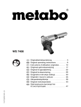 Metabo WS 7400 Handleiding
