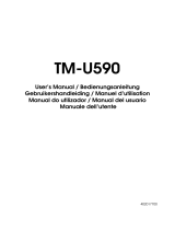 Seiko TM-U590/U590P Handleiding
