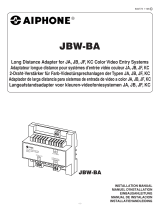 Aiphone JBW-BA Handleiding
