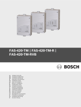 Bosch FAS-420-TM Handleiding
