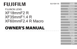Fujifilm XF60mmF2.4 R Macro Handleiding