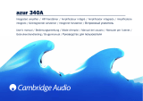 Cambridge Audio 340A Handleiding