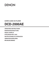 Denon DCD-2000AE Handleiding