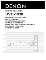 Denon DVD-1910 Handleiding