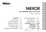 Nikon AF-S NIKKOR 24MM F-1.4G ED Handleiding