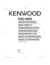 Kenwood KAC-6203 Handleiding