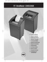 GBC ShredMaster 2260X Handleiding