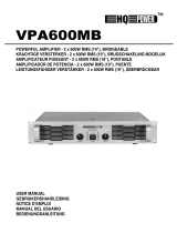 EHQ POWER VPA600MB Handleiding