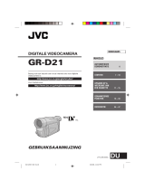 JVC gr d21e Handleiding