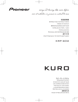 Pioneer KURO KRP-S02 Handleiding