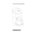 Kenwood CM750 Handleiding