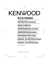 Kenwood KCA-S220A Handleiding