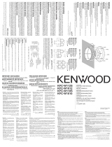 Kenwood KFC-W1010 Handleiding