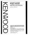 Kenwood KGC-4032 Handleiding