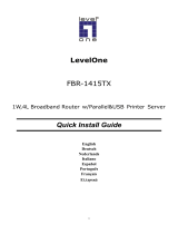LevelOne FBR-1415TX Handleiding