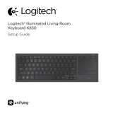 Logitech K830 Handleiding