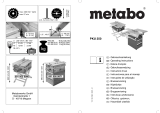 Metabo PKU 250 Handleiding