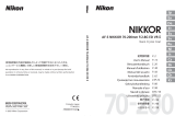 Nikon AF-S VR II 70-200MM F-2.8G ED VR II Handleiding