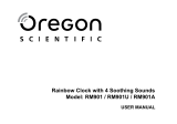 Oregon Scientific RM901A Handleiding