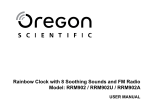 Oregon Scientific RRM902U Handleiding