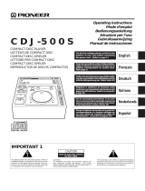Pioneer CDJ-500S Handleiding