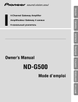 Pioneer ND-G500 Handleiding