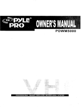 PYLE Audio PDWM5000 Handleiding