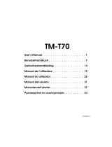 Seiko Group TM-T70 Handleiding