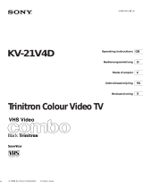 Sony KV-V2110D Handleiding