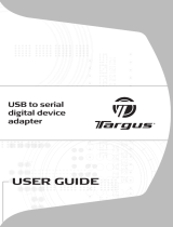 Targus USB to Serial Digital Device Adapter Handleiding