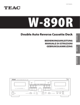 TEAC W-890R Handleiding