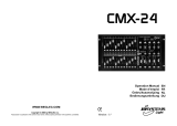 JB systems CMX-24 de handleiding